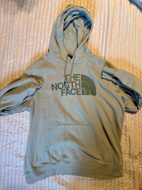 The North Face Men's Sage Green Crewneck Hoodie